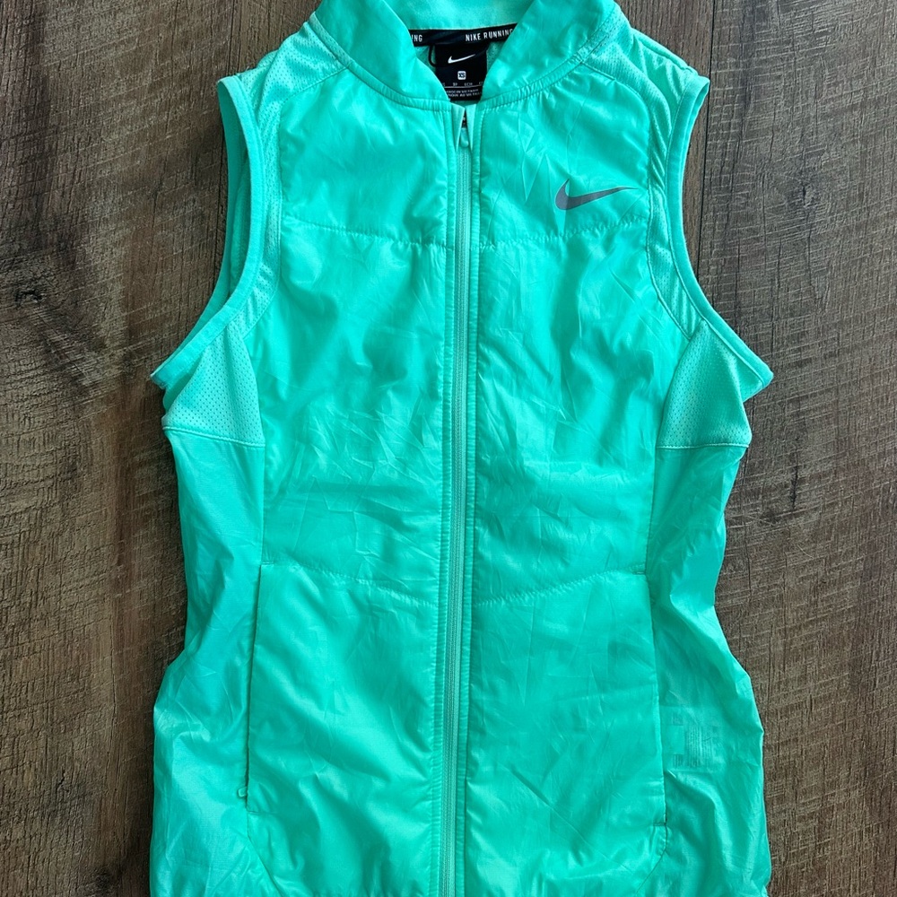 Nike Aqua teal mint green  Running Vest